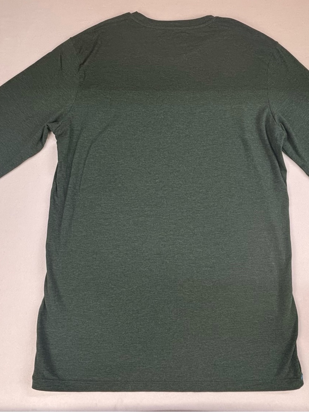 Columbia Men's Long Sleeve Crew - Forest Green - Picture 5 of 5